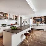 Open floor plans consistent styling concept spaces